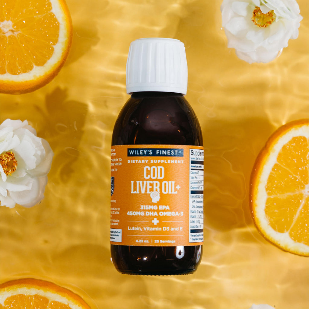 Wiley's Finest Cod Liver Oil, Orange, EPA & DHA