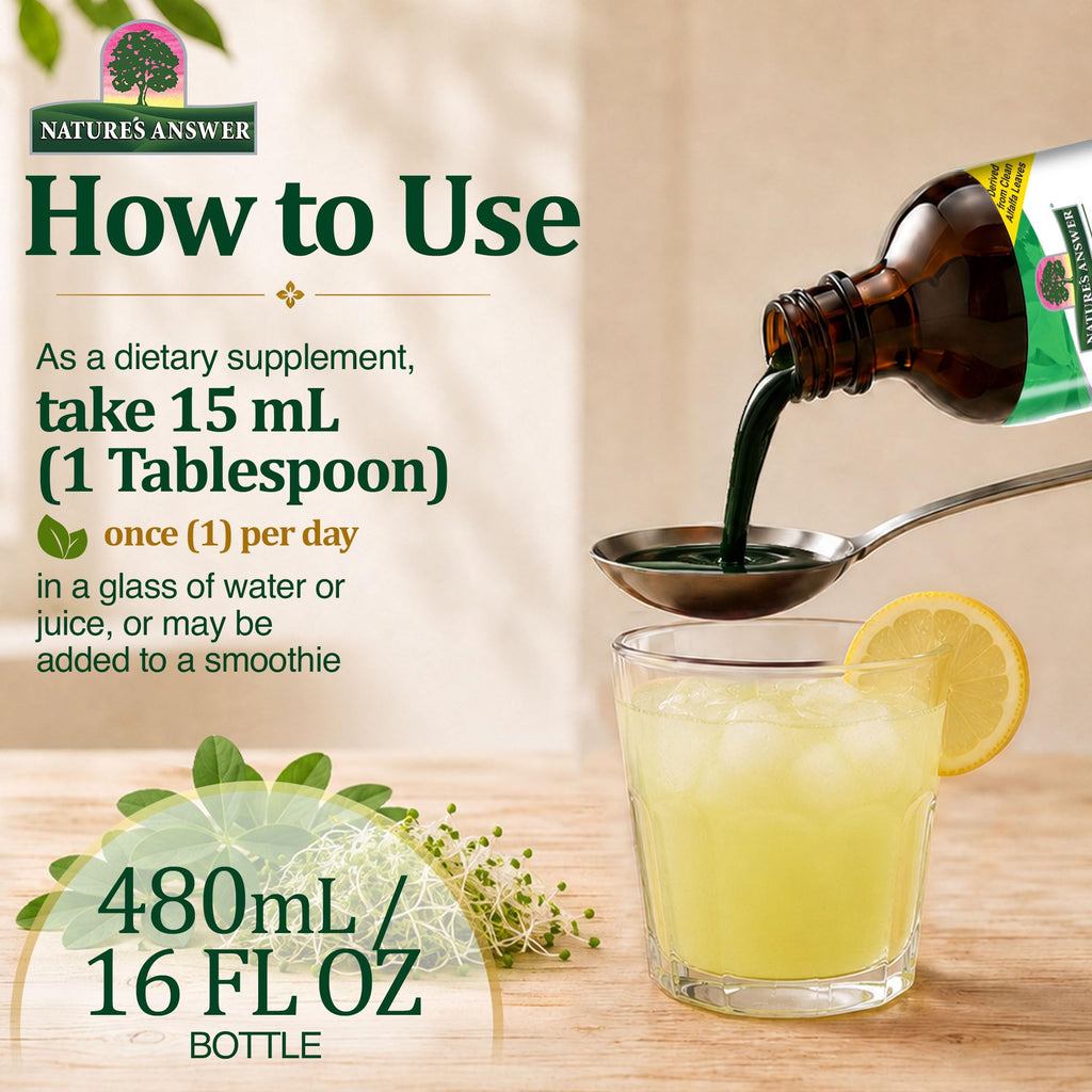 Nature's Answer Liquid Chlorophyll 100 mg - 16 fl oz - image 6