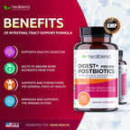 Healblend Digest + Postbiotics Multi-Enzyme Supplement - 60 Vegetarian Capsules - image 4