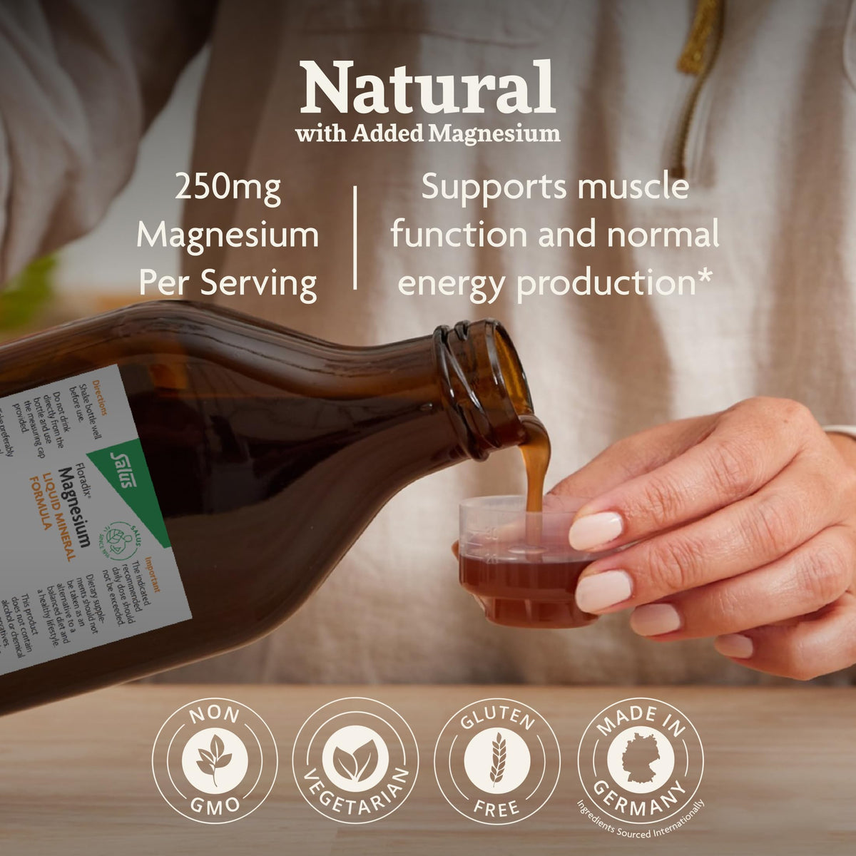 Floradix Magnesium Liquid Herbal & Mineral Supplement - 16.9 fl oz - image 3