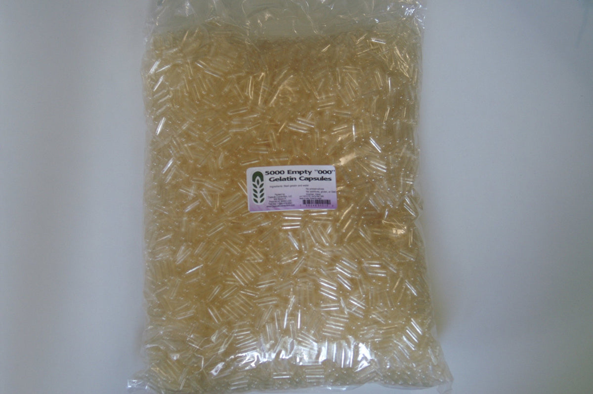 Capsule Connection 5000 Empty 000 Gelatin Capsules