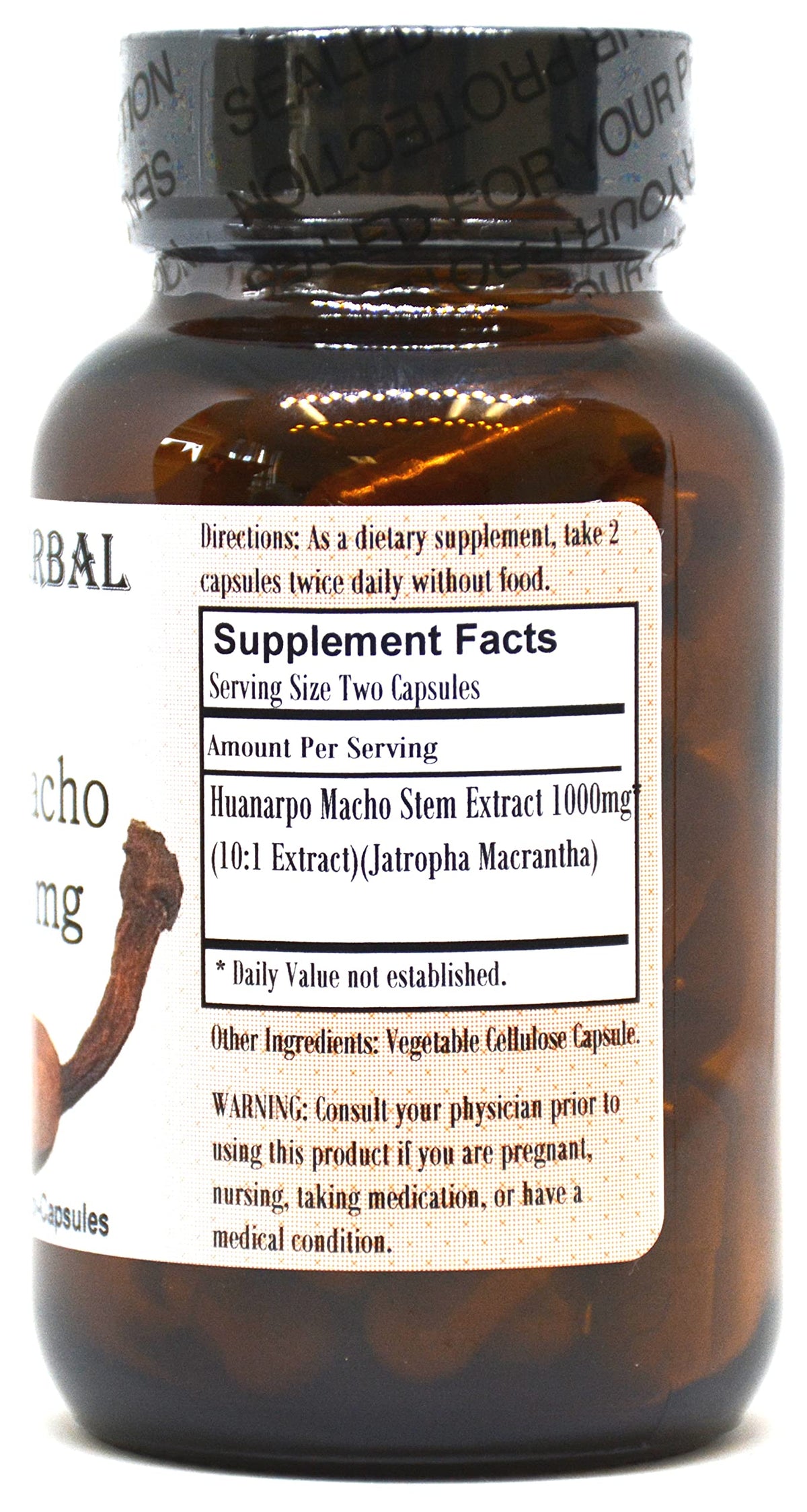 Barlowe's Herbal Elixirs Huanarpo Macho 10:1 Extract - 60 Capsules - image 2