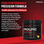 PEScience Prolific Pre-Workout Powder, Guava Pineapple Punch - 40 Scoops - image 2