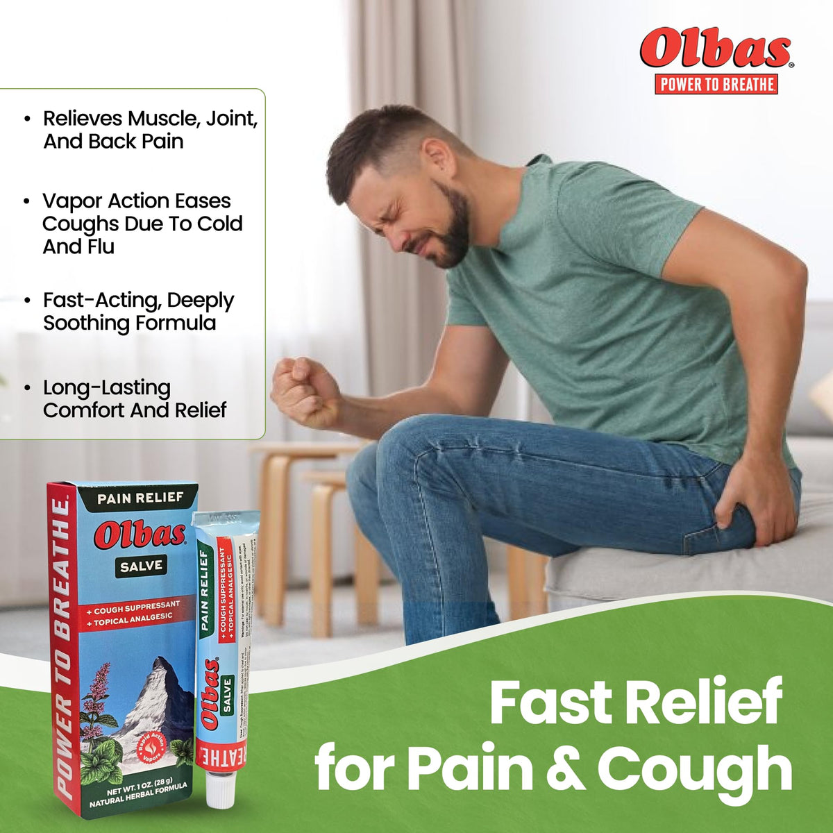 Olbas Analgesic Salve 1 oz, Fast Acting Arthritis Pain Reliever - image 4