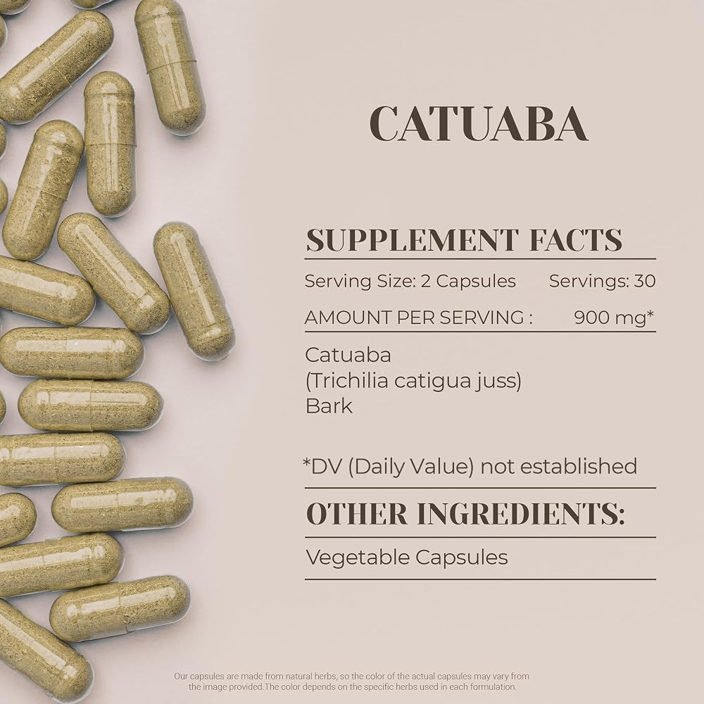 Garden Organics Catuaba Herbal Supplement - 60 Vegetarian Capsules - image 3