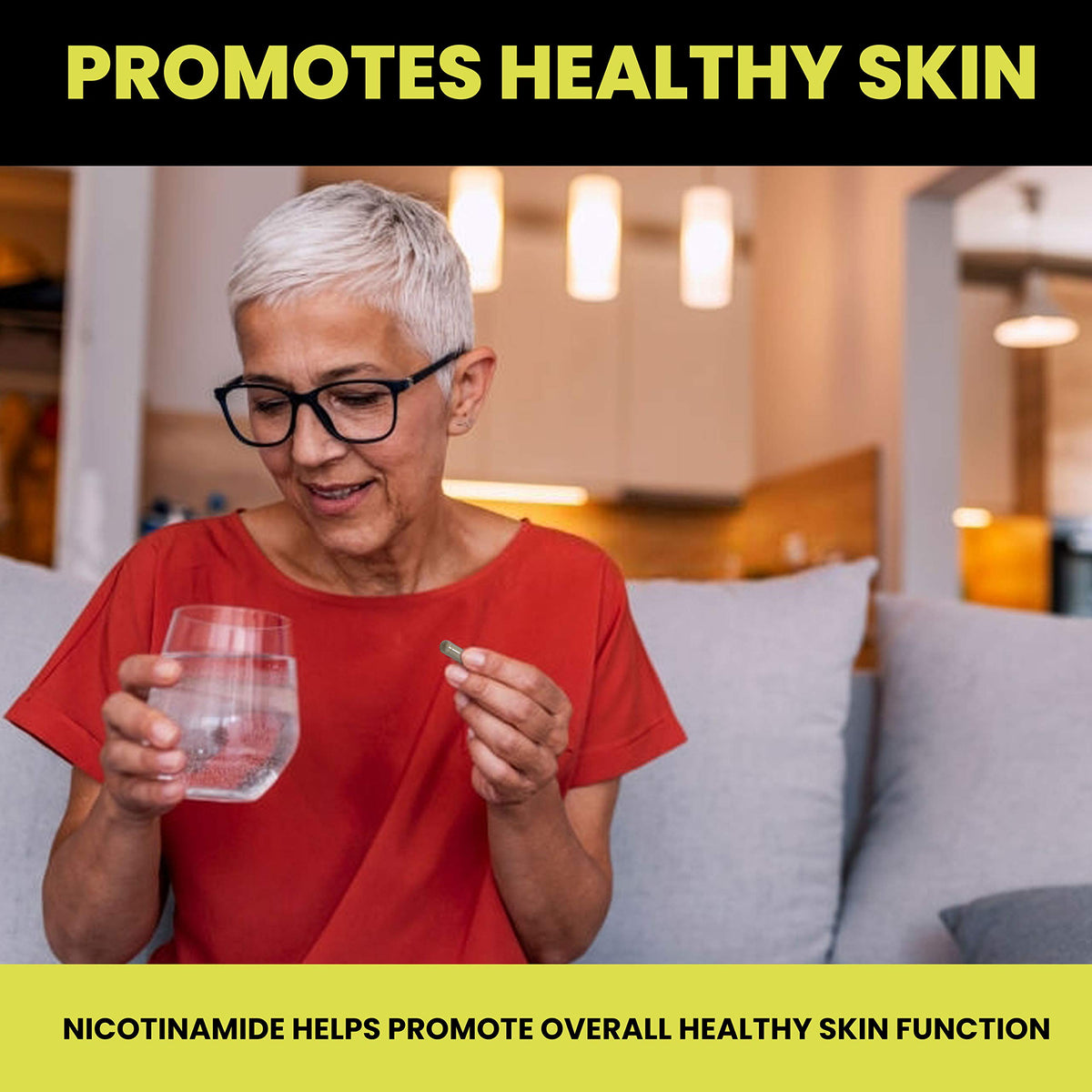 SOLDERM Nicotinamide Vitamin B3 and D3 Supplement - 60 Capsules - image 4