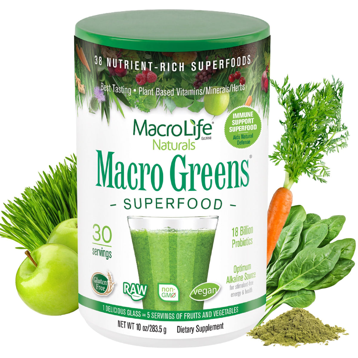 MacroLife Naturals Miracle Reds Superfood Powder