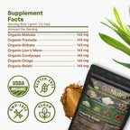 Go Nutra Organic 7 Mushroom Supplement Powder - 8 oz - image 6