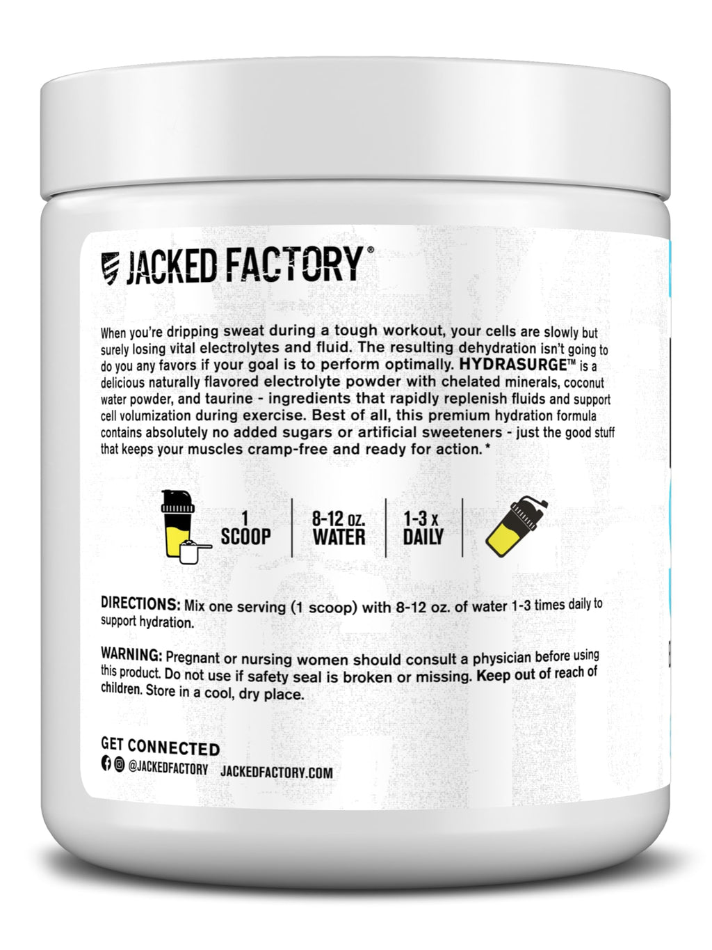 Jacked Factory HYDRASURGE Electrolyte Powder - Hydration Supplement