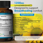 TRUEMED Organic Sunflower Lecithin Breastfeeding Supplement