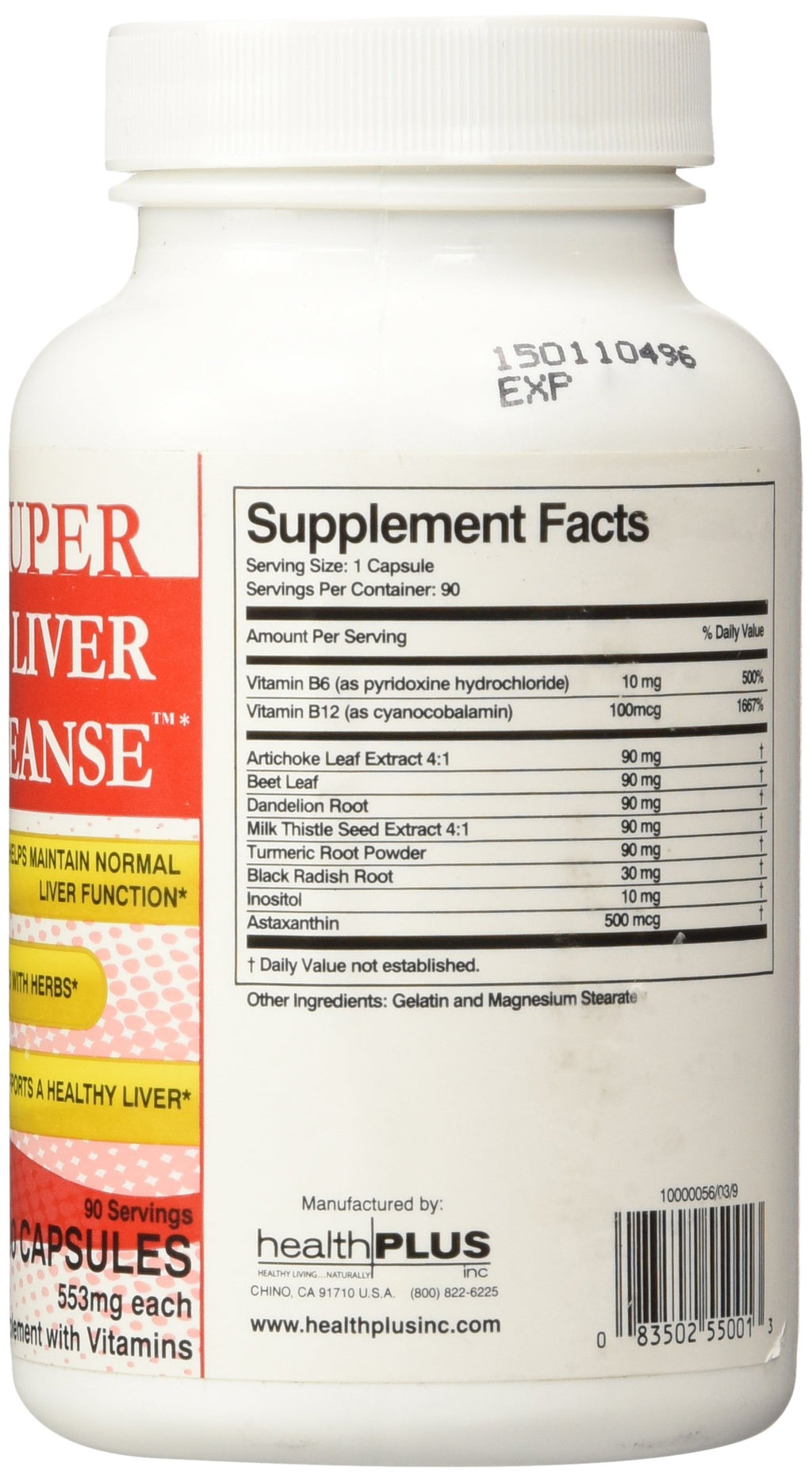 Health Plus Liver Cleanse - 90 Capsules - image 2