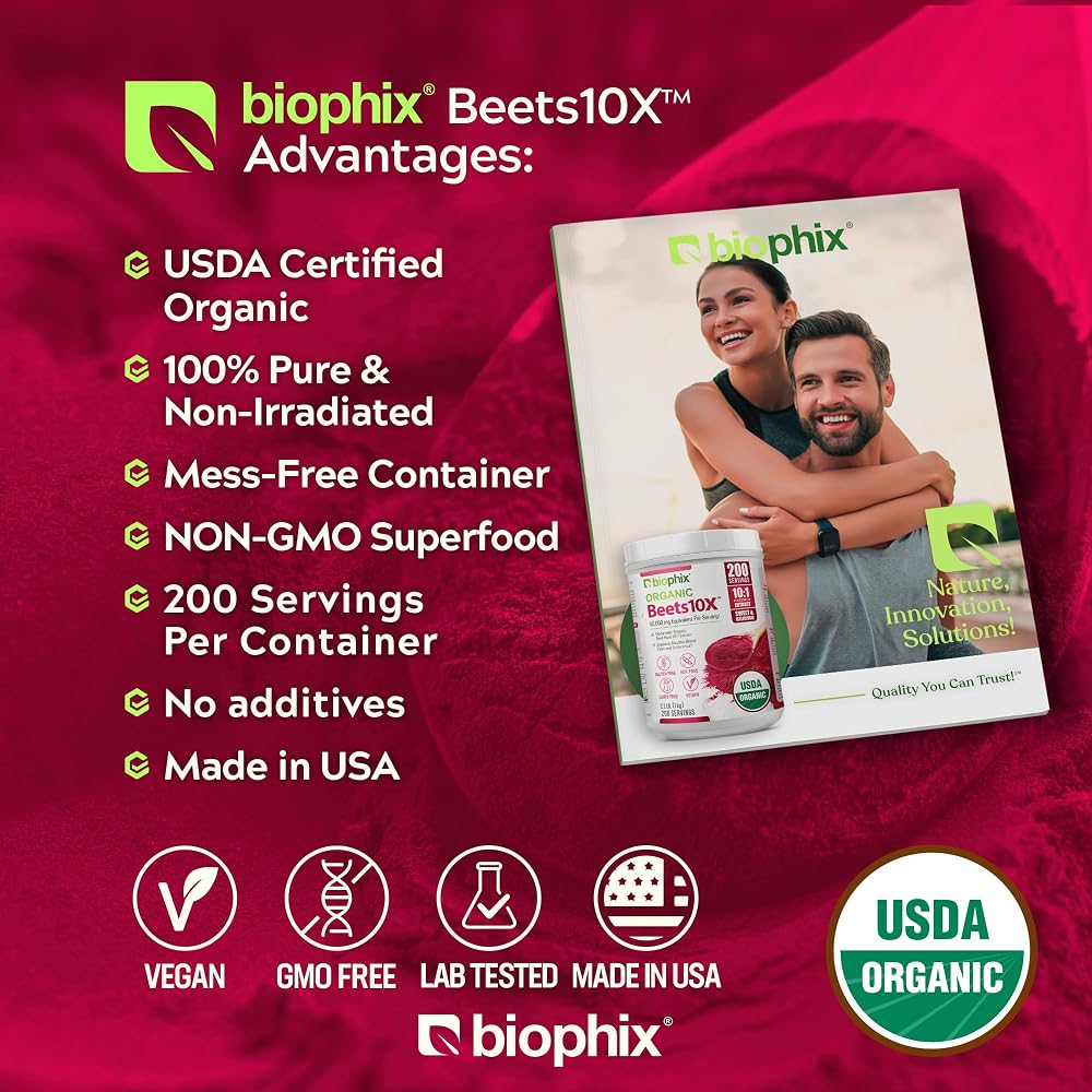 biophix Organic Beets 10X Beet Root Powder - 2.2 lb - image 3