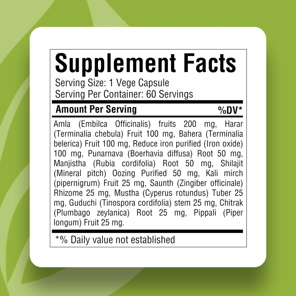 Herbsforever Iron Plus Capsules Supplement - 60 Capsules - image 3