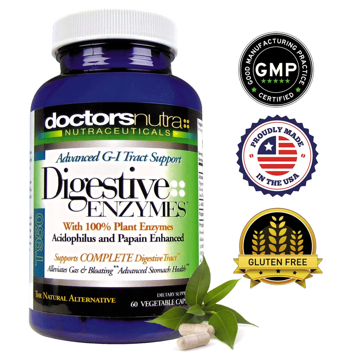 Doctors Nutra Digestive Enzymes Advanced Tract 950 - 60 Capsules - image 3