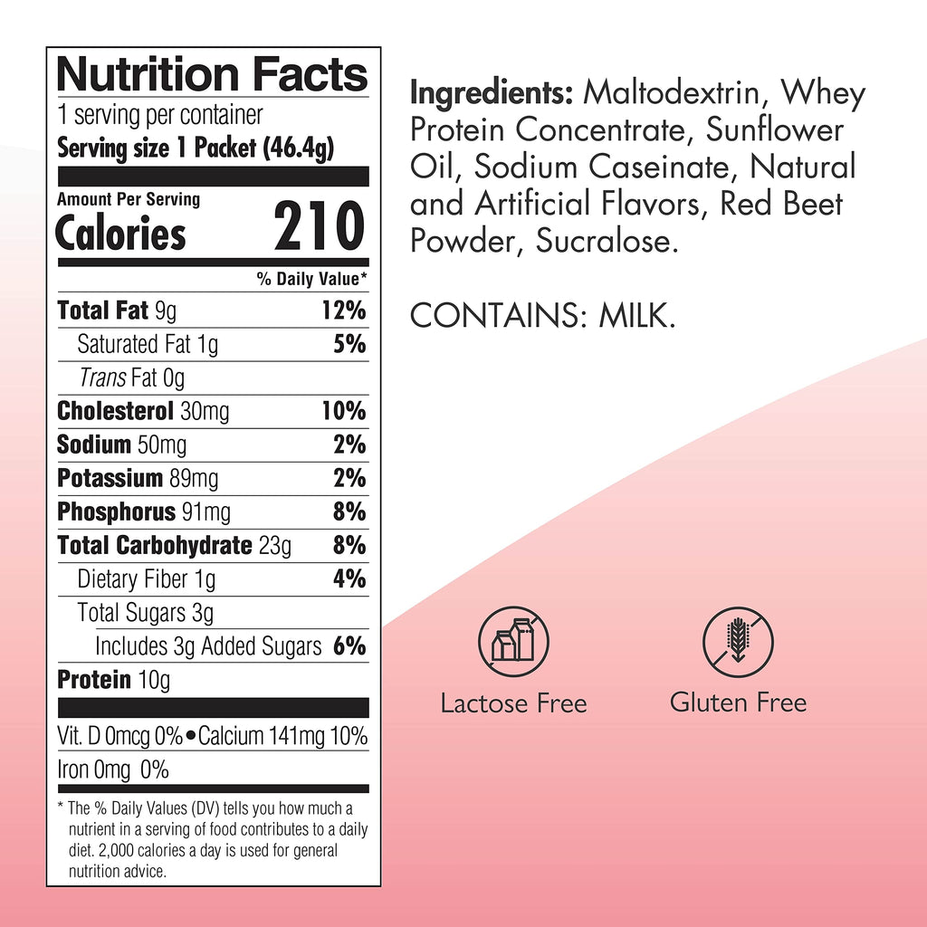 Medtrition Renament Raspberry Crème Protein Powder - 60 Packets - image 3