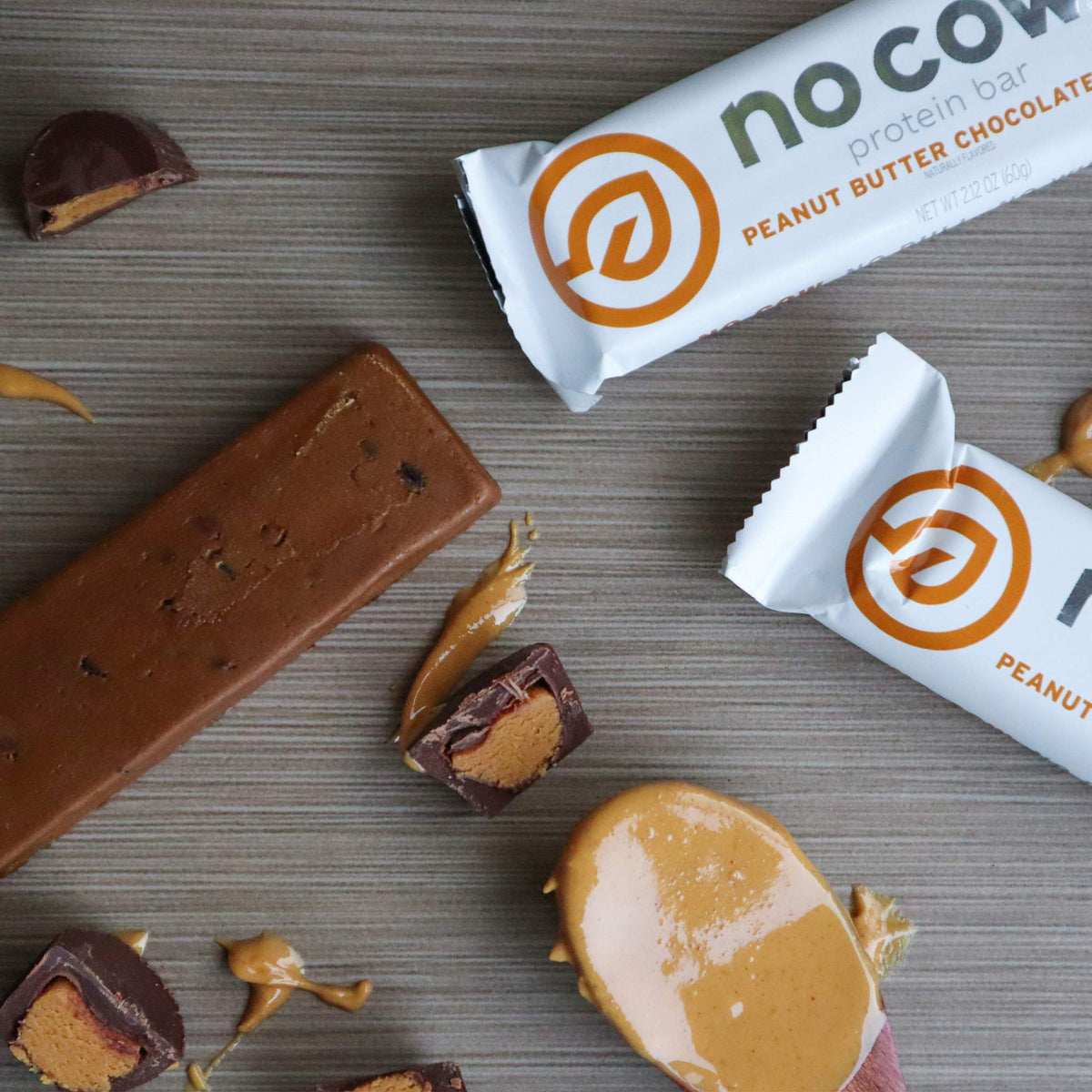 No Cow Peanut Butter Chocolate Chip Protein Bar - 4 Count - image 3