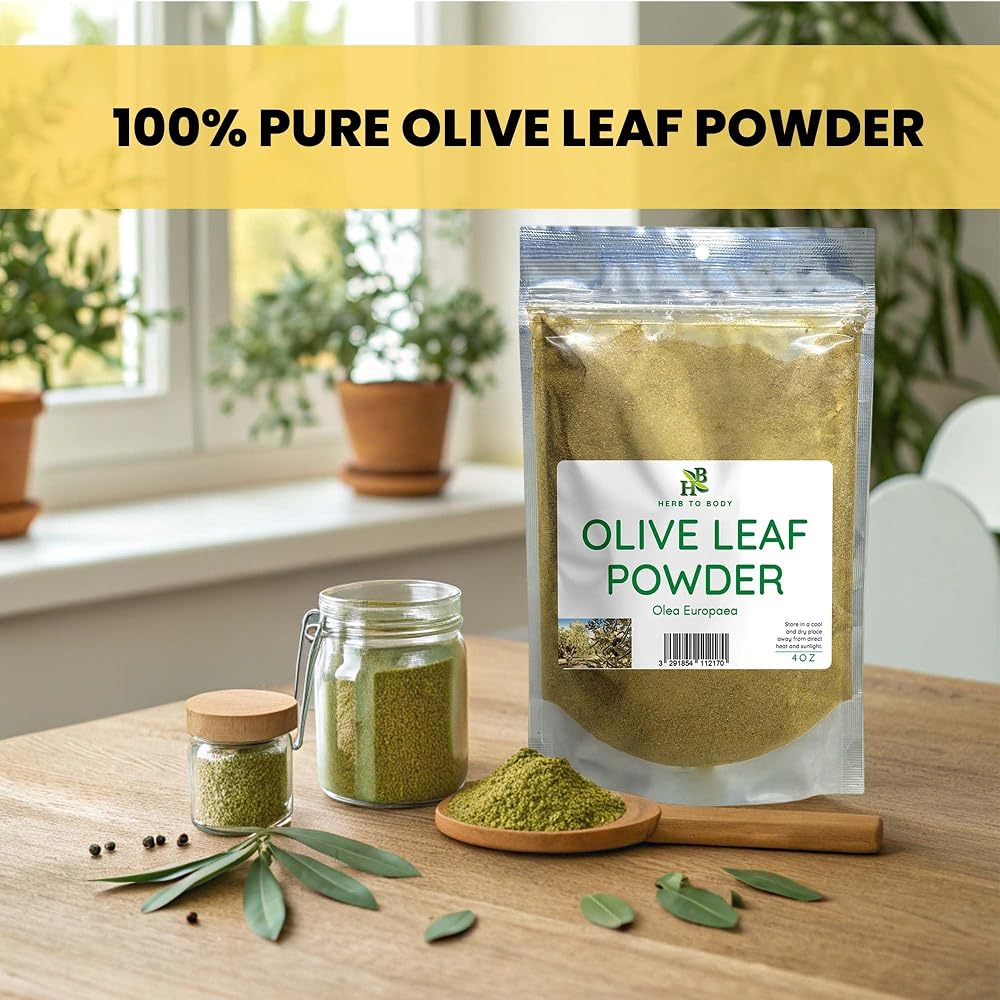 Herb To Body Olive Leaf Powder for Antioxidant Support - 4 oz - image 3