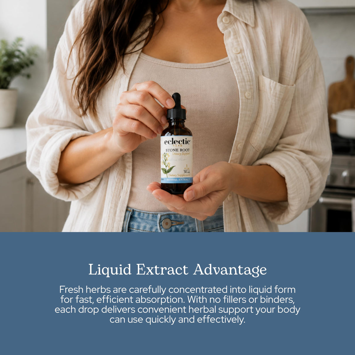 Eclectic Institute Stone Root Extract Liquid Drops Urinary Support - 1 fl oz - image 5