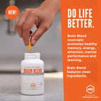 NBI Brain Blend Nootropic for Memory & Focus - 120 Capsules - image 4