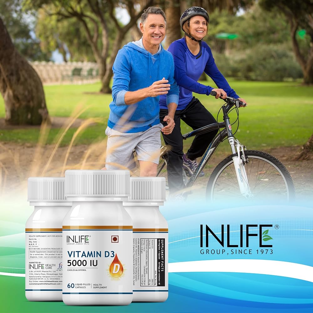 INLIFE Vitamin D3 5000 IU Cholecalciferol Softgels - 60 Count - image 6