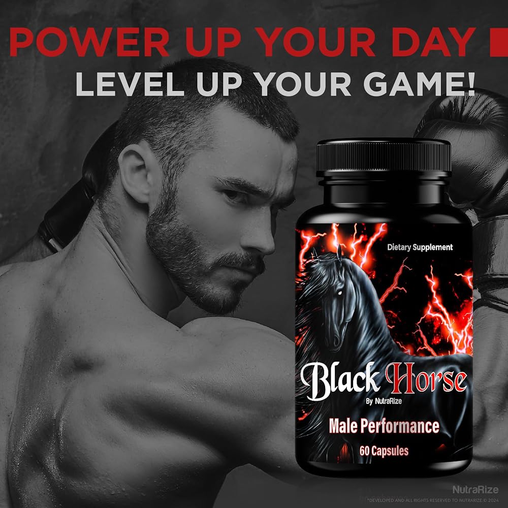 NutraRize Black Horse for Men - 60 Capsules - image 4