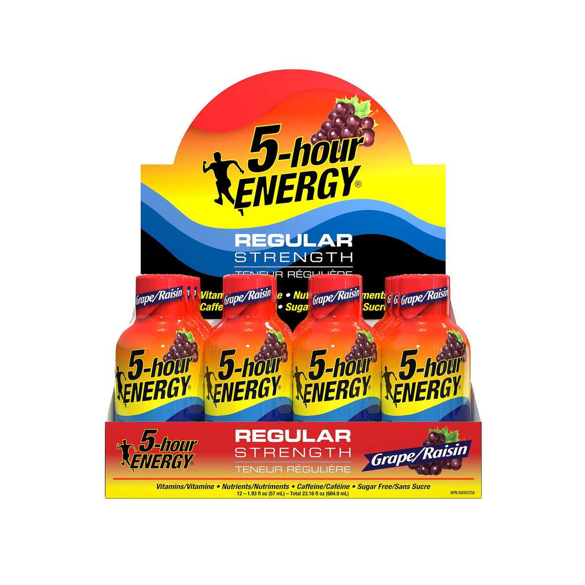 5-Hour Energy Grape - 12 Shots (2 oz each)