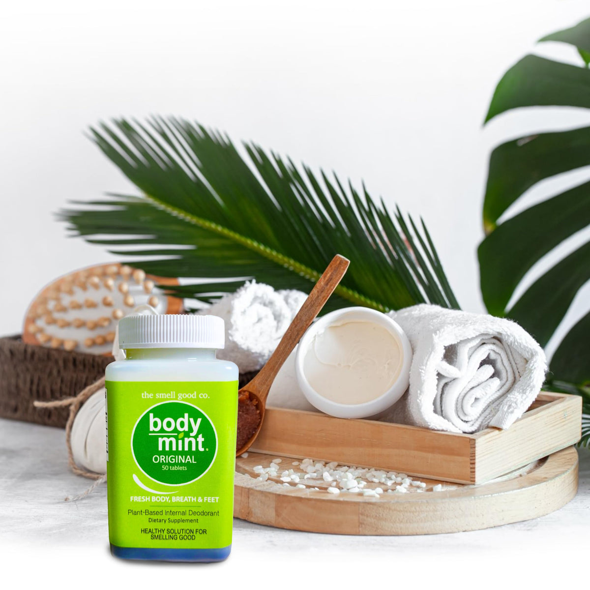 Body Mint Original Chlorophyll Deodorizing Supplement - 50 Tablets - image 5