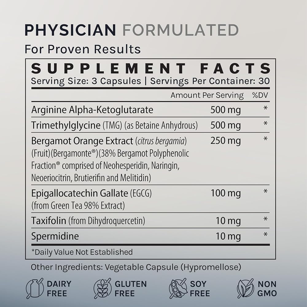 InfiniWell Enhance Longevity Supplement with TMG - 90 Capsules - image 5