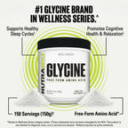 NutraBio Glycine Powder Amino Acid Supplement - 150g - image 7