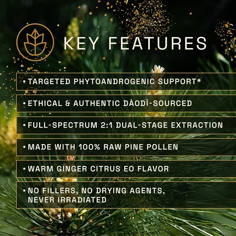 RAW Forest Foods Pine Pollen Nectar Tincture - 2 Fl Oz - image 2