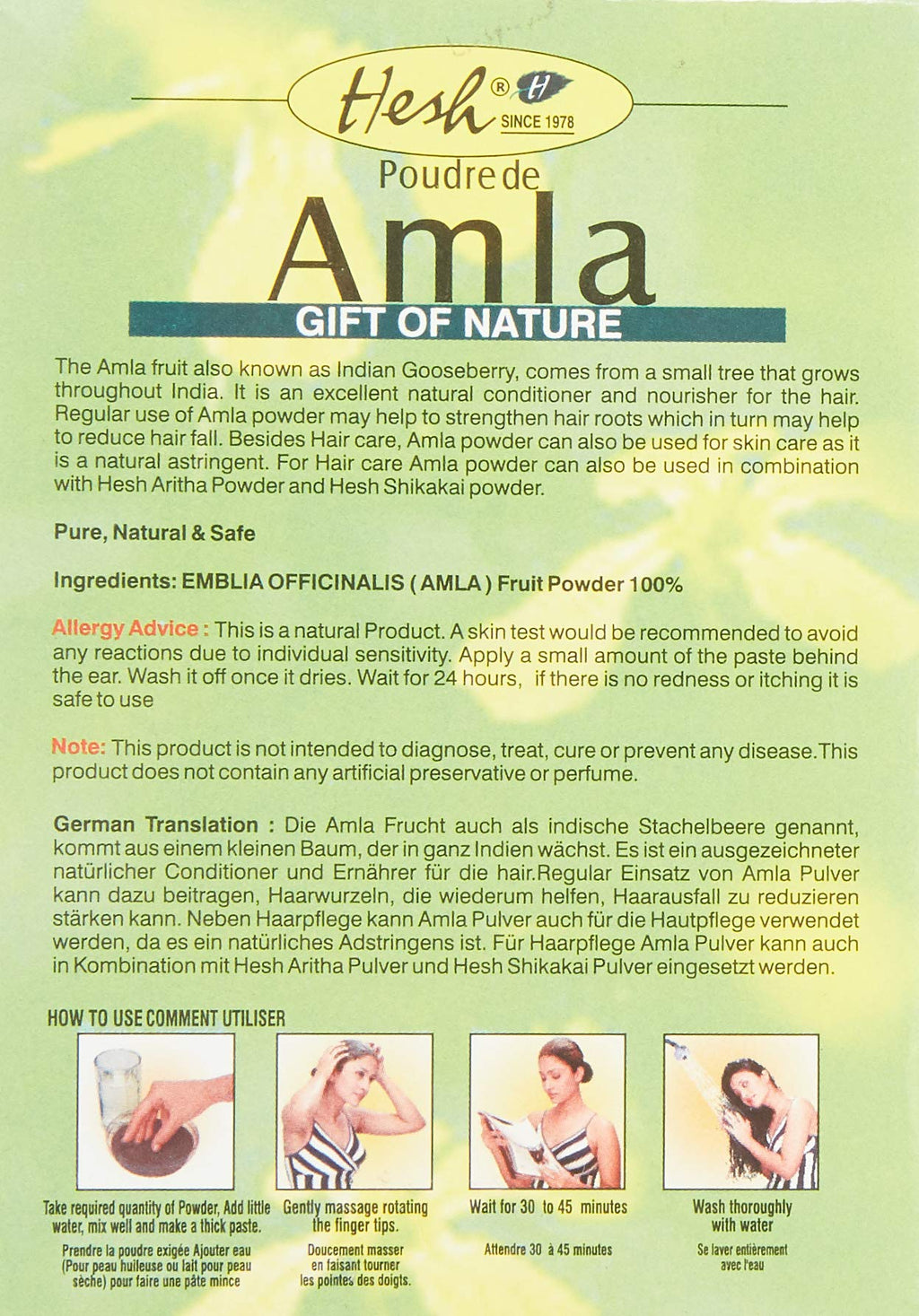 RSINC Hesh Amla Powder 100% Natural Herbs - 100 g - image 2