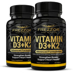 FREZZOR Vitamin D3 and K2 Softgels 2000 IU - 120 Softgels