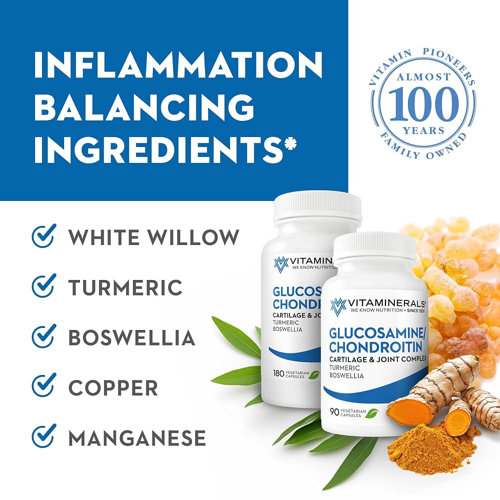 Vitaminerals 128 Glucosamine Chondroitin Complex - 180 Vegetarian Capsules - image 4