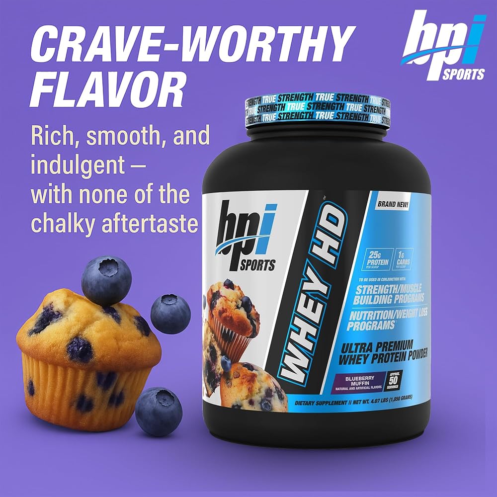 BPI Sports Whey Hd Ultra Premium Protein Powder