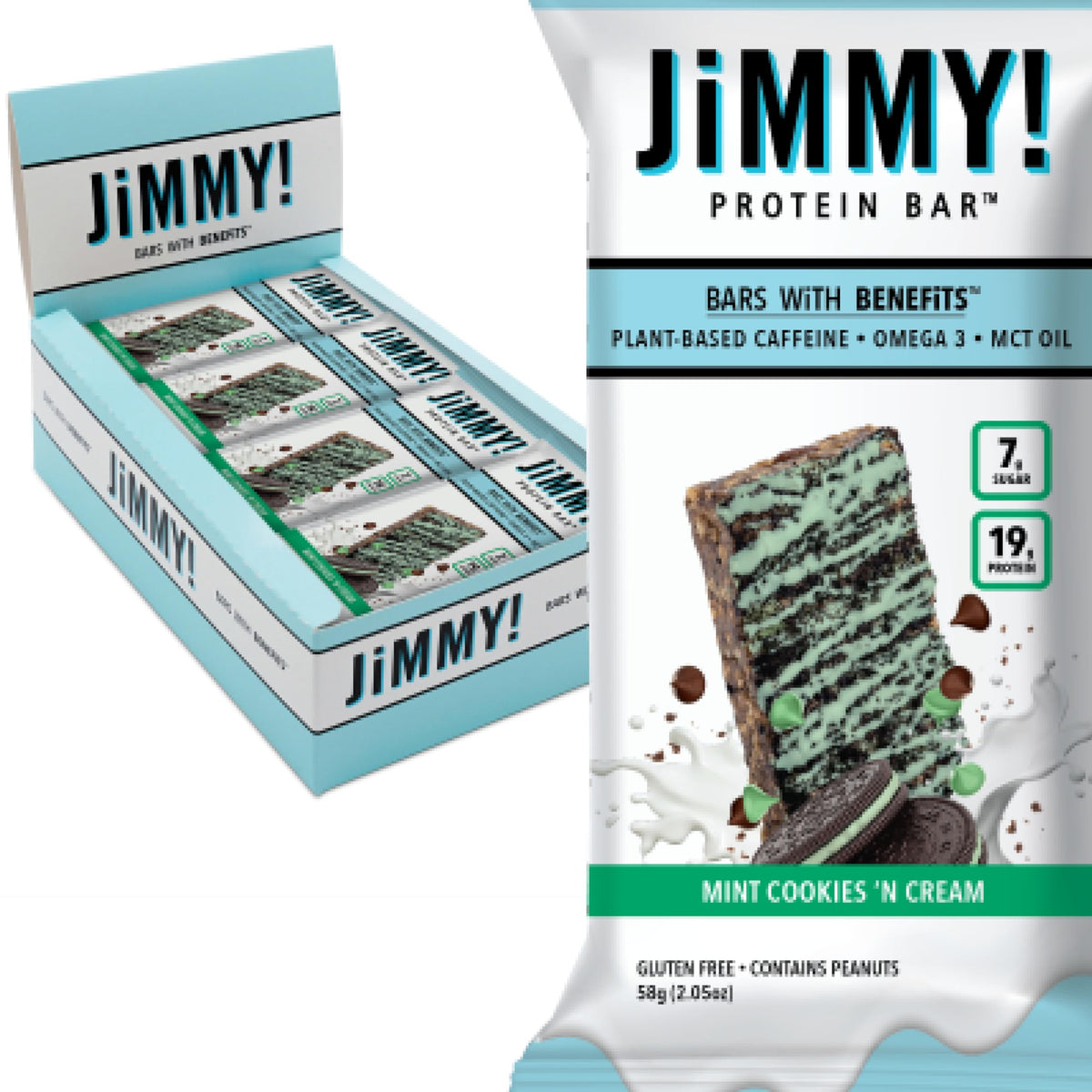 JiMMYBAR! - 12 Count - Functional Snack with Real Food Ingredients