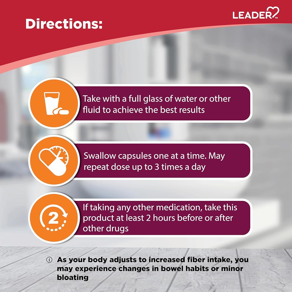 Leader Psyllium Husk Powder Supplement