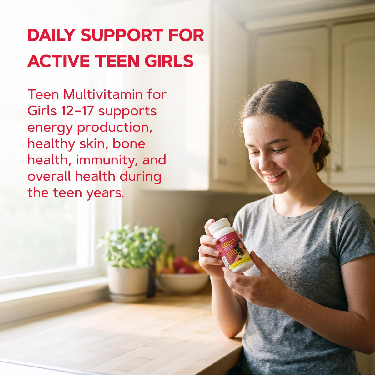 GNC Milestones Teen Multivitamin for Girls 12-17 - 120 Caplets - image 7