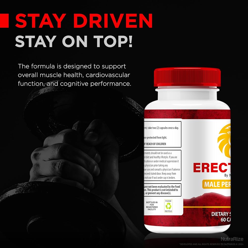 NutraRize Erectrozil Pills for Men Stamina Support - 120 Capsules - image 5