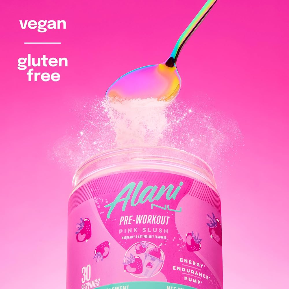 Alani Nu Pre-Workout Powder Pink Slush - 30 Servings - image 7