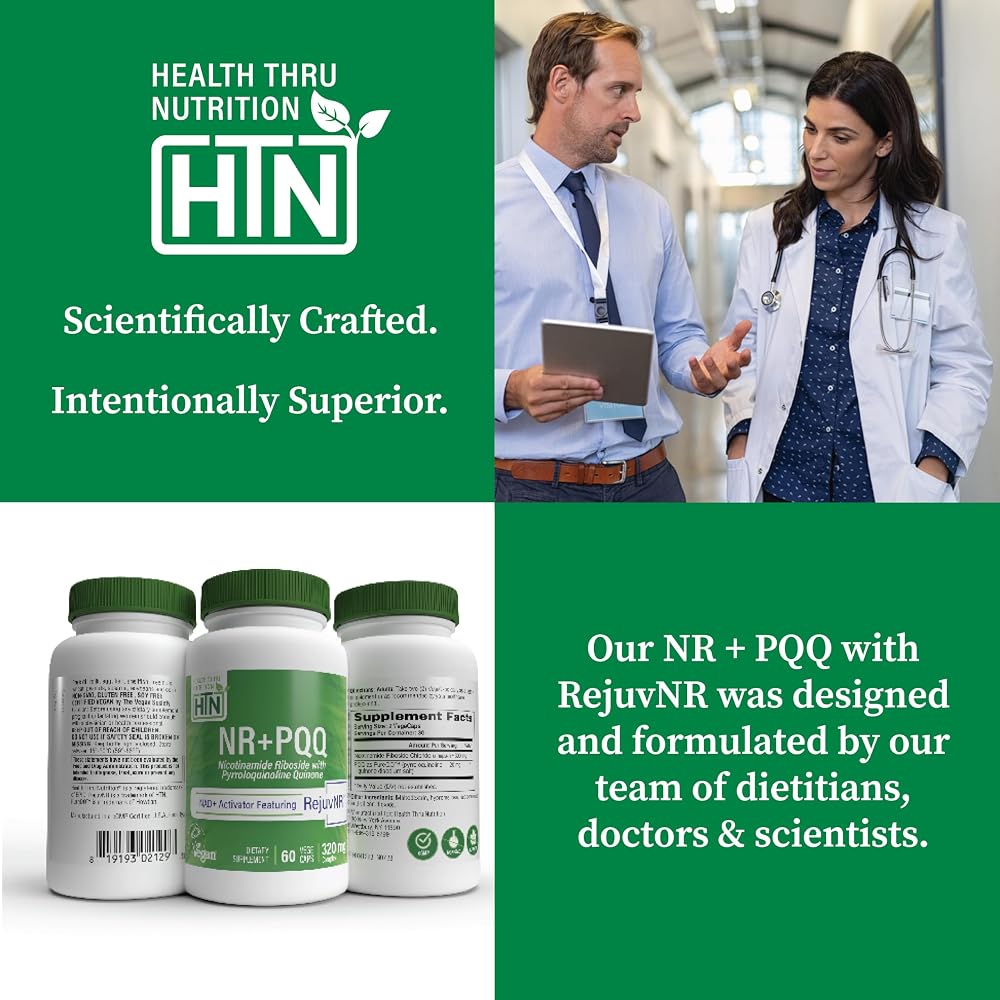 Health Thru Nutrition NAD+ Activator with NR and PQQ - 60 Capsules - image 8