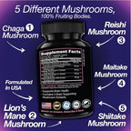 Saint Mingiano Lion's Mane Mushroom Supplement - 120 Capsules - image 3