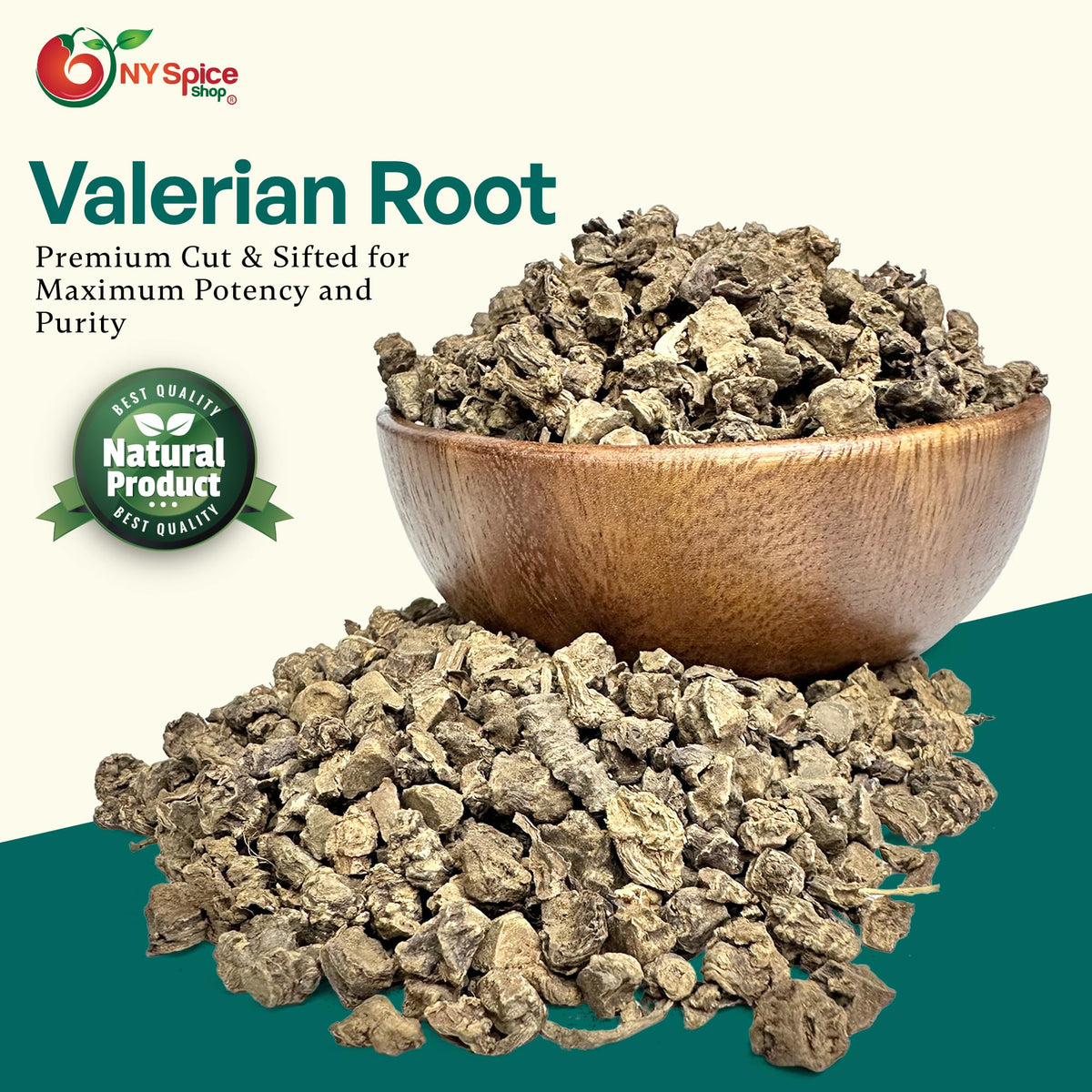 NY Spice Shop Valerian Root Cut & Sifted Herbal Tea - 2 Ounce - image 2