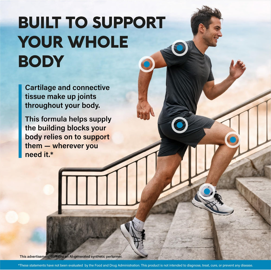 NUTRAHARMONY Glucosamine Chondroitin MSM Collagen Joint Support - 120 Capsules - image 6
