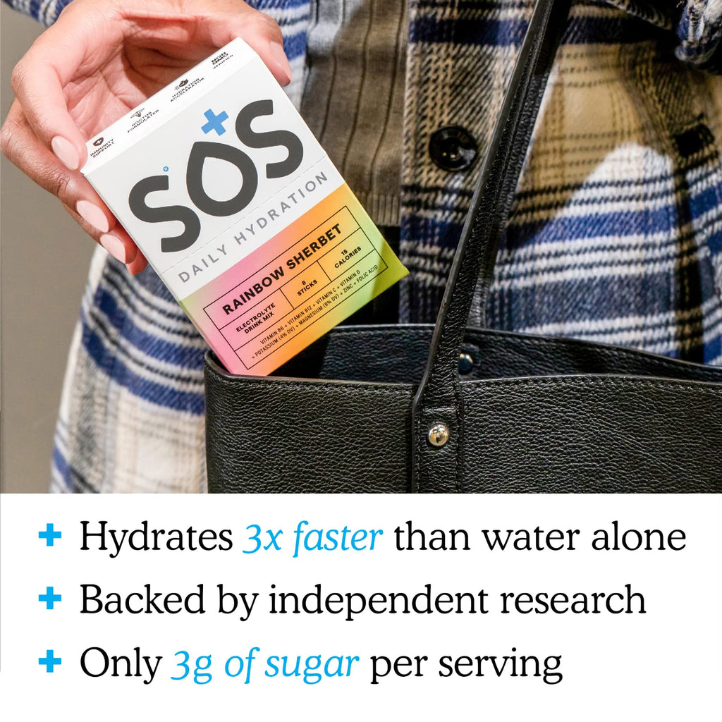 SOS Hydration Electrolyte Powder Sticks
