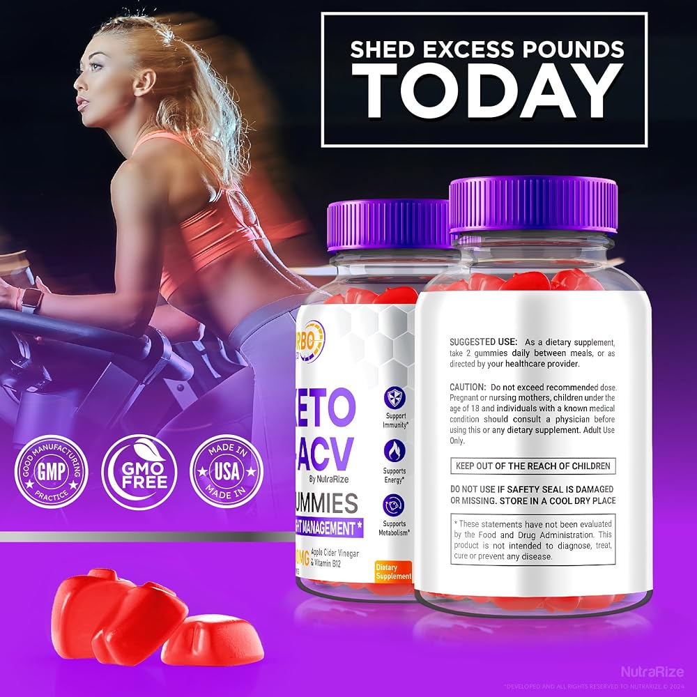 NutraRize Turbo Ripped Keto ACV Gummies - 60 Gummies - image 8