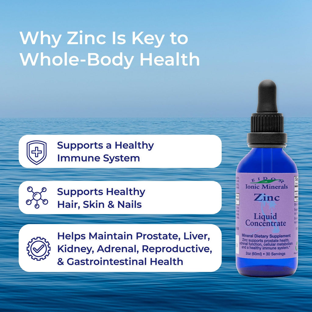 Eidon Ionic Minerals Liquid Zinc Concentrate - 18 fl oz - image 5