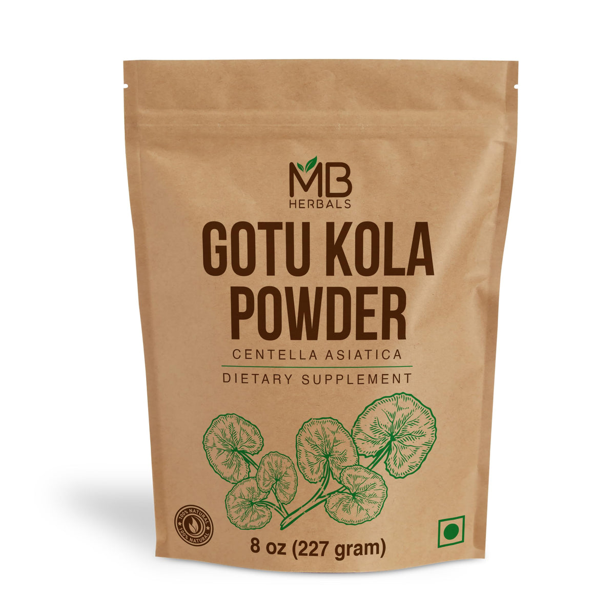 MB Herbals Gotu Kola Powder - 8 oz