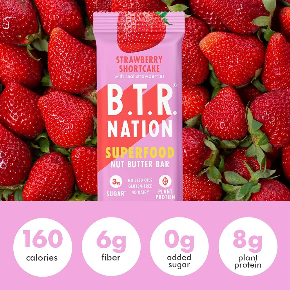 B.T.R. Vegan Keto Superfood Protein Bars