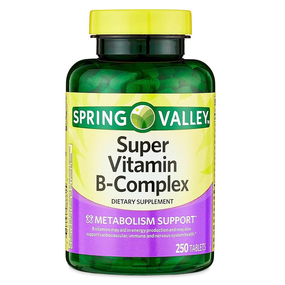 SPICIXE Convergence Super Vitamin B-Complex Tablets - 250 Count