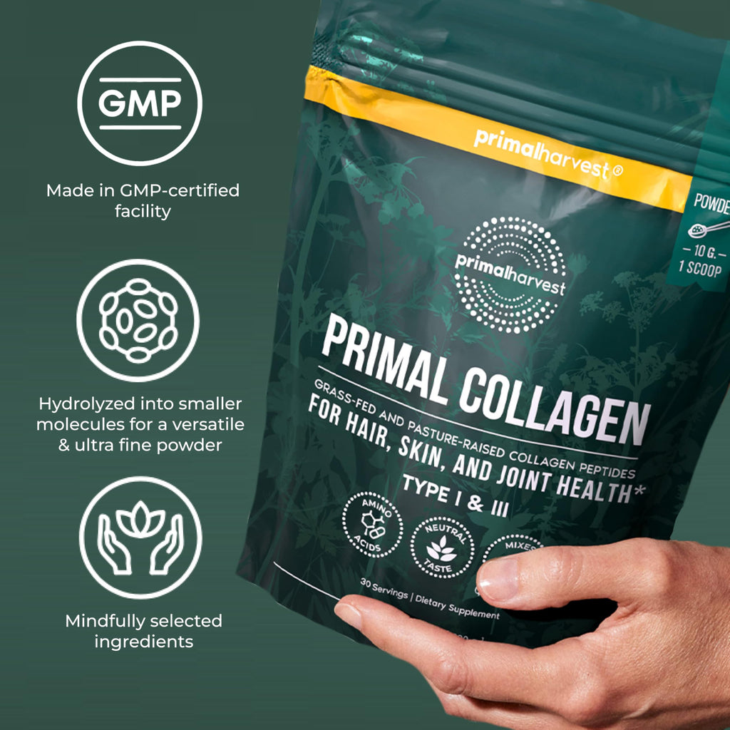 Primal Harvest Collagen Powder for Women or Men Primal Collagen